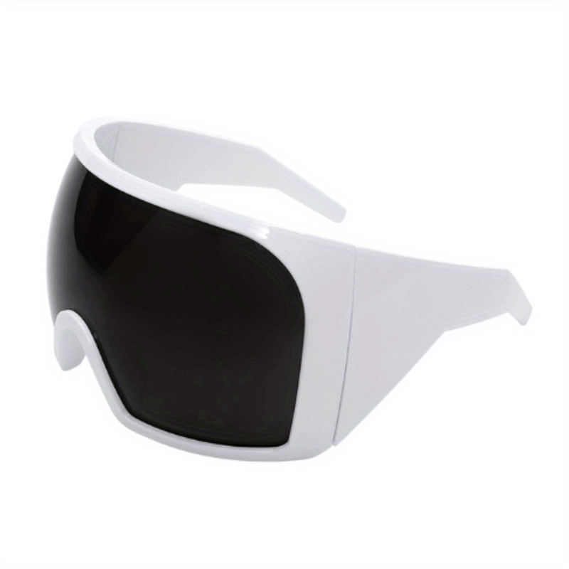 RaveFather Eclipse Enigma Sunglasses with Mysterious and Futuristic Design, Offering Style and Full UV Protection