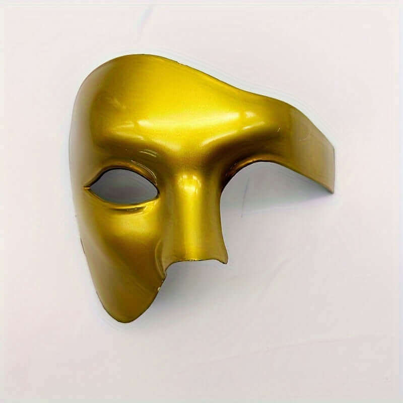 RaveFather Mardi Gras Mask – Metallic gold mask that shines at every event.