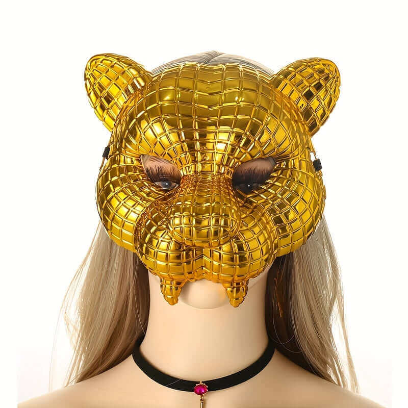 RaveFather Leopard Head Mask – Festival Style