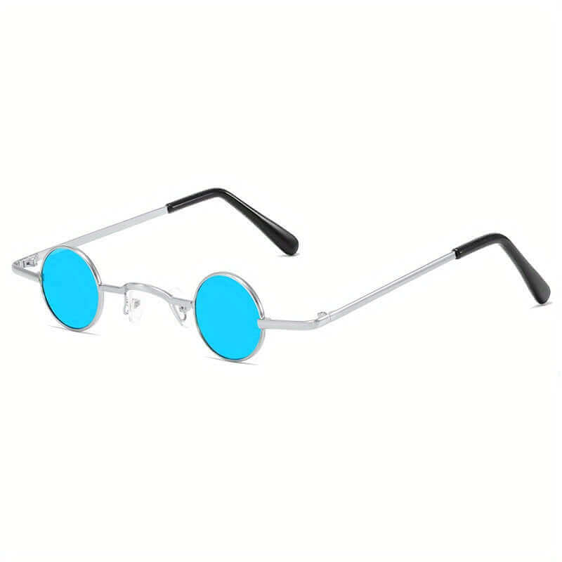 RaveFather Gear Up for the Beat Glasses - stylish blue-tinted sunglasses for festival enthusiasts.