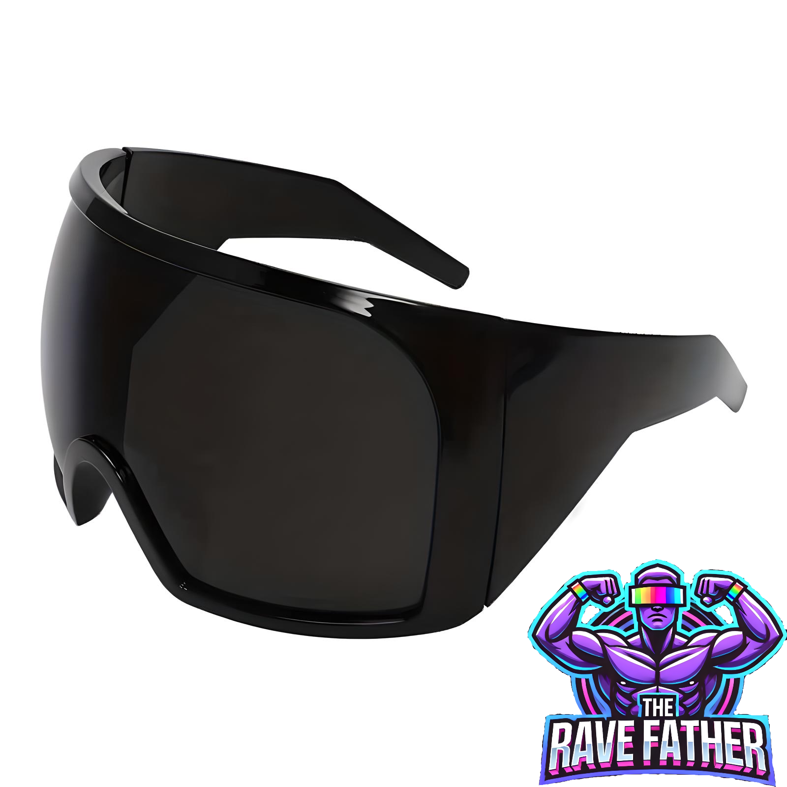 RaveFather Eclipse Enigma Sunglasses with futuristic and mysterious design for ultimate style and elegance