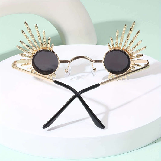 RaveFather Starlight Spiked Shades with bold metallic spikes